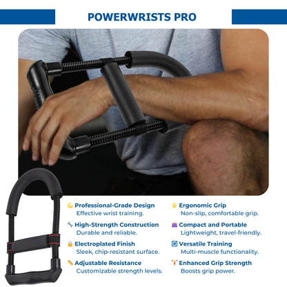 RadianB® PowerWrists Pro – Multi Resistance Strength Training Arms Trainer